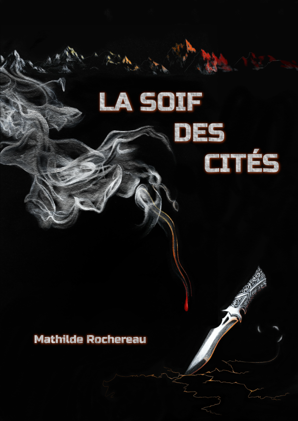 La soif des cités - couverture du roman de science fiction aventure écrit par mathilde rochereau